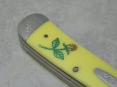 Case XX USA 5 Dot (1985) 3254 Yellow Rose of Texas Trapper Knife NIB