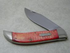 Case Classic 1990 Red Bone Bomb Shield R61072 Clasp Knife NIB