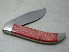 Case Classic 1990 Red Bone Bomb Shield R61072 Clasp Knife NIB