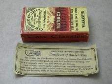 Case Classic 1991 Blue Rogers Bone Bomb Shield 63094 Split Backspring Whittler Knife NIB