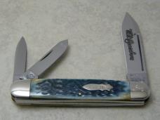 Case Classic 1991 Blue Rogers Bone Bomb Shield 63094 Split Backspring Whittler Knife NIB