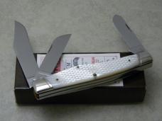 Schatt & Morgan Pearl 043150 Reverse Gunstock Trapper Knife "KY Cutlery Association" c.2005 NIB