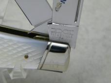 Schatt & Morgan Pearl 043150 Reverse Gunstock Trapper Knife "KY Cutlery Association" c.2005 NIB