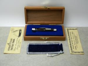 Schrade Walden NY USA Bone 34OT Silver Anniversary 1959-1984 Stockman Knife NIB