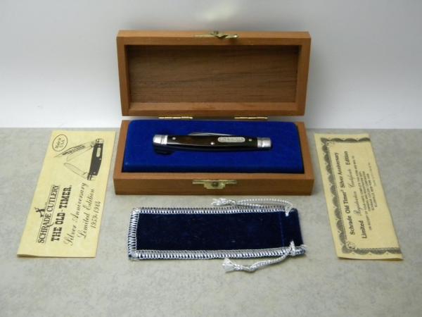 Schrade Walden NY USA Bone 34OT Silver Anniversary 1959-1984 Stockman Knife NIB Schrade Walden NY USA Bone 34OT Silver Anniversary 1959-1984 Stockman Knife NIB
