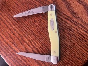FINE OLD ORIGINAL CAMILLUS yellow jacket MUSKRAT MINT ETCHED