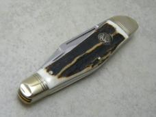 Hen and Rooster Bertram Cutlery Solingen Germany Stag 153-DS Whittler Knife NIB