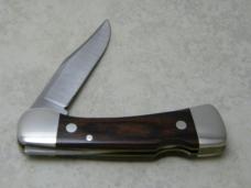 Western USA 511 G Wood Small Westlock Lockback Knife NIB c.1983