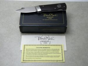 Bench Mark Knives USA Cocobolo Rolox System Slide Open Knife NIB