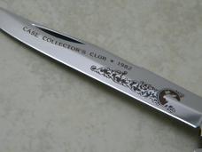 Case XX SS USA 8 Dot Bone 6251 SP SS 1982 Case Collector's Club Banana Trapper Knife NIB