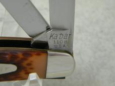 Kabar 1108 USA Jigged Delrin Premium Stockman Knife in Box