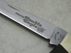 Imperial USA Stainless 4515 Frontier Double Eagle Wood Lockback Knife & Pouch NIB