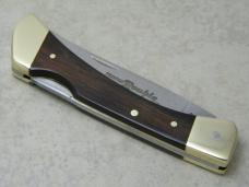 Imperial USA Stainless 4515 Frontier Double Eagle Wood Lockback Knife & Pouch NIB