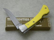 Imperial USA Stainless 4513 Frontier Yellow Lockback Knife NIB