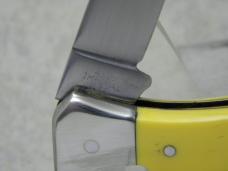 Imperial USA Stainless 4513 Frontier Yellow Lockback Knife NIB