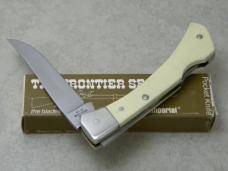 Imperial USA Stainless 4512 Frontier White Lockback Knife NIB