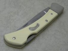 Imperial USA Stainless 4512 Frontier White Lockback Knife NIB