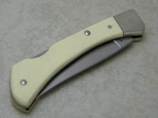 Imperial USA Stainless 4512 Frontier White Lockback Knife NIB