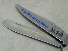 Keen Kutter USA Bone Kentucky The Bluegrass State 1792-1992 Trapper Knife NIB