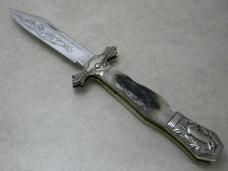 Parker Cut. Co. Hand Made Japan Bone EK-1 Folding Lockback Bowie Knife - NIB