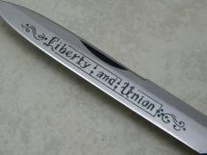 Parker Cut. Co. Hand Made Japan Bone EK-8 Folding 2 Blade Lockback Bowie Knife - NIB