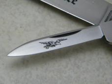 Parker Cut. Co. Hand Made Japan Bone EK-14 2 Blade Folding Bowie S. C. Wragg Knife - NIB