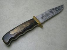 Buck USA Wood Spirit of 76 American Revolution Bicentennial Fixed Blade Knife in Box