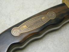 Buck USA Wood Spirit of 76 American Revolution Bicentennial Fixed Blade Knife in Box