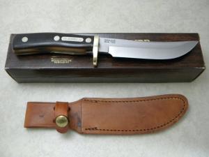 Schrade USA 165OT Old Timer Woodsman Fixed Blade Knife w/Leather Sheath NIB