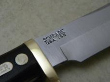Schrade USA 165OT Old Timer Woodsman Fixed Blade Knife w/Leather Sheath NIB
