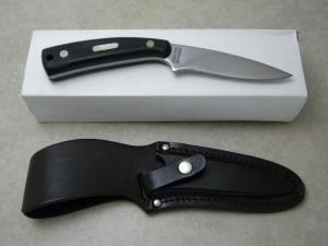 Schrade USA SC501 Drop Point Sharp Finger Fixed Blade Knife w/Leather Sheath NIB