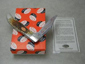Case XX SS USA 4 Dot Bone 6165 SS 1986 Case Collector's Club Folding Hunter Knife NIB