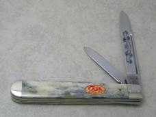Case XX SS USA 3 Dot Smooth Black Bone BL2019 SS 1987 Case Collector's Club English Jack Knife NIB
