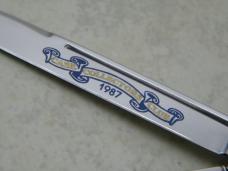 Case XX SS USA 3 Dot Smooth Black Bone BL2019 SS 1987 Case Collector's Club English Jack Knife NIB