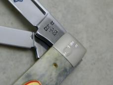 Case XX SS USA 3 Dot Smooth Black Bone BL2019 SS 1987 Case Collector's Club English Jack Knife NIB