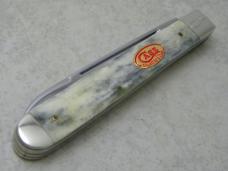 Case XX SS USA 3 Dot Smooth Black Bone BL2019 SS 1987 Case Collector's Club English Jack Knife NIB