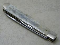 Case XX SS USA 3 Dot Smooth Black Bone BL2019 SS 1987 Case Collector's Club English Jack Knife NIB