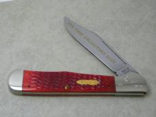 Case XX USA 1991 Dark Red Bone DR61066 SS Case Collector's Club Coke Bottle Folding Hunter Knife NIB