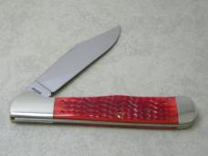 Case XX USA 1991 Dark Red Bone DR61066 SS Case Collector's Club Coke Bottle Folding Hunter Knife NIB