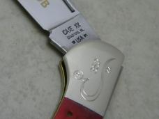 Case XX USA 1991 Dark Red Bone DR61066 SS Case Collector's Club Coke Bottle Folding Hunter Knife NIB