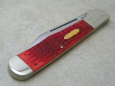 Case XX USA 1991 Dark Red Bone DR61066 SS Case Collector's Club Coke Bottle Folding Hunter Knife NIB