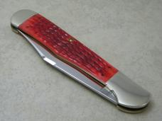 Case XX USA 1991 Dark Red Bone DR61066 SS Case Collector's Club Coke Bottle Folding Hunter Knife NIB