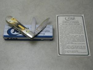 Case XX USA 7 Dot Stag 5299 1/2 SS 1993 Case Collector's Club Rail Splitter Jack Knife NIB
