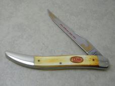 Case XX USA 6 Dot Burnt White Bone BW10098 SS 1994 Case Collector's Club Toothpick Knife NIB