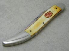 Case XX USA 6 Dot Burnt White Bone BW10098 SS 1994 Case Collector's Club Toothpick Knife NIB