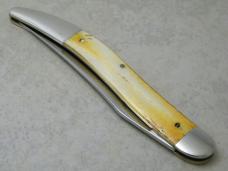 Case XX USA 6 Dot Burnt White Bone BW10098 SS 1994 Case Collector's Club Toothpick Knife NIB