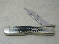 Case XX USA 2002 Burnt Moss Bone 6111 1/2L SS Case Collector's Club Cheetah Knife NIB