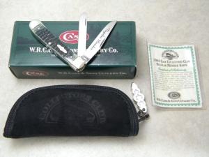 Case XX USA 2004 Allegheny Mountain Bone 6254 SP SS ACK Case Collector's Club Trapper Knife NIB