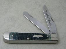 Case XX USA 2004 Allegheny Mountain Bone 6254 SP SS ACK Case Collector's Club Trapper Knife NIB