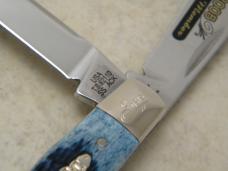 Case XX USA 2005 Mediterranean Blue Bone TB62110 SS ACK Case Collector's Club Saddlehorn Knife NIB